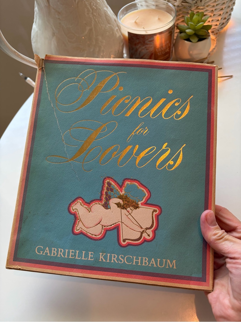 Vintage 80’s Signed Copy of Picnics for Lovers Cookbook by Gabrielle Kirschbaum